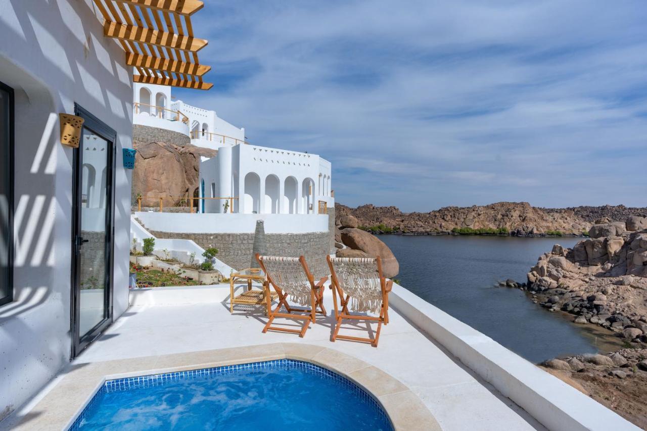 Benben By Dhara Hotels - Adults Only أسوان المظهر الخارجي الصورة View of the Nile from the hotel