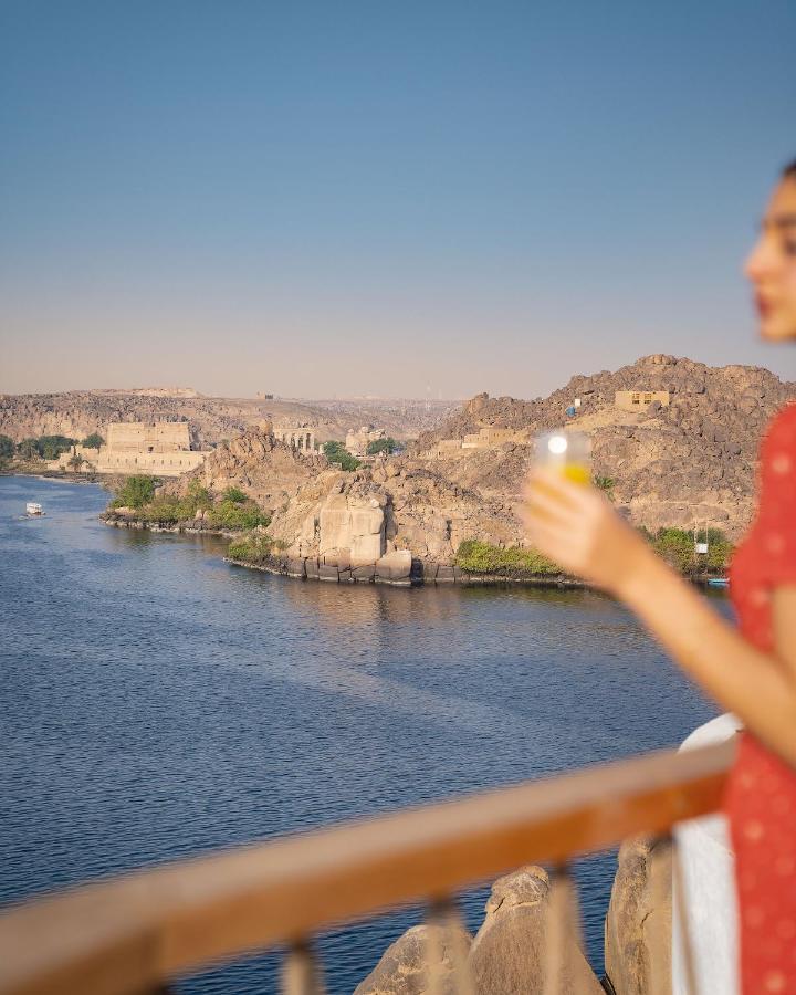 Benben By Dhara Hotels - Adults Only أسوان المظهر الخارجي الصورة View of the Nile from the Four Seasons Hotel